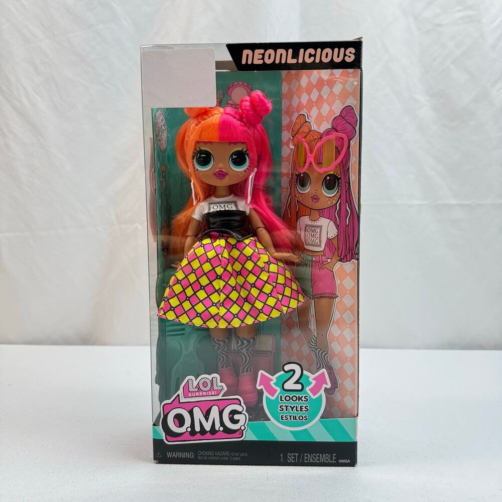 L.O.L. Surprise! OMG Neonlicious Doll - 2 Looks Styles - New In Box